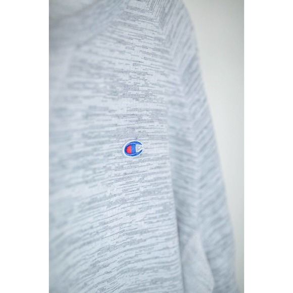 Champion Women's Long Sleeve Crew Neck Pullover Sweatshirt Gray EUC SZ XL - Picture 6 of 8